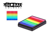 Global Colours Rainbow Cake 50g- (With Magnetic Back)- Bright Rainbow