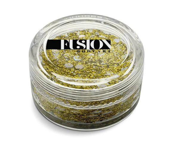 Fusion non smear Glitter cream- Golden Rays 10ml