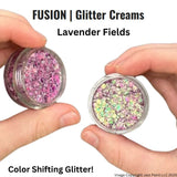 Fusion non smear Glitter cream- Lavender Fields 10ml