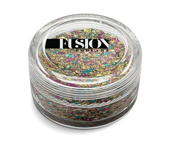 Fusion non smear Glitter cream- Mardi Gras 10ml