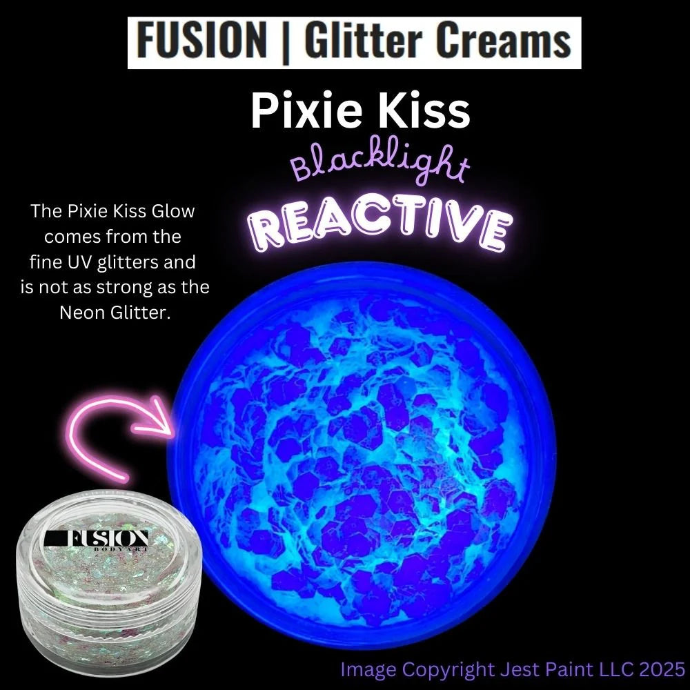 Fusion non smear Glitter cream- Pixies Kiss 10ml – The Face Paint Store