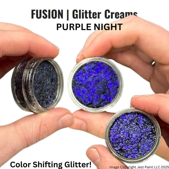 Fusion non smear Glitter cream-Purple Night 10ml