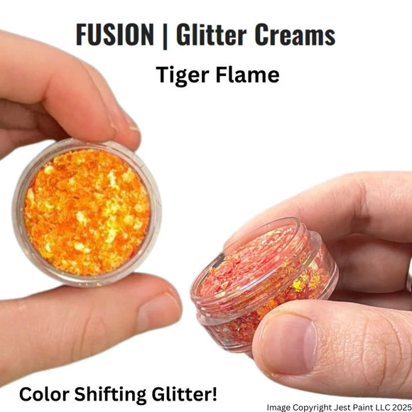 Fusion non smear Glitter cream- Tiger Flame 10ml