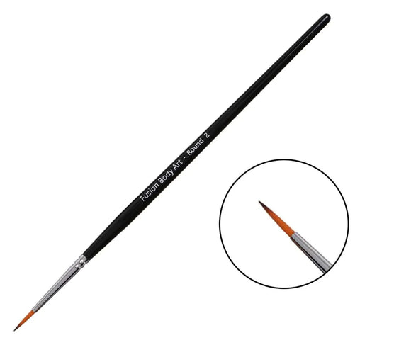Fusion Body Art | Professional Face Paint Brush- Round #2 NEW!