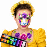 Fusion Thin Strokes | Rainbow Rush Face Paint Palette