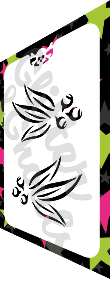 Glitter and Ghouls Face Painting Stencil- Gumnuts