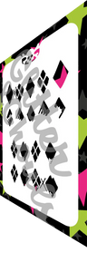 Glitter and Ghouls Face Painting Stencil-848 - Harley Rough