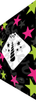 Glitter and Ghouls Face Painting Stencil- Unicorn horn Mini