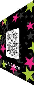 Glitter and Ghouls Face Painting Stencil- Snowflake Princess