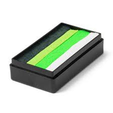 Global Colours Onestroke Rainbow Cake 25g- (With Magnetic Back) Bright Leaf