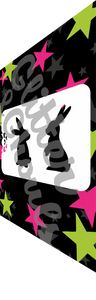 Glitter and Ghouls Face Painting Stencil-846 - Just Bunnies