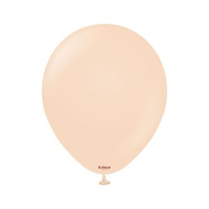 Kalisan 30cm Round Balloons Blush pack of 100- perfect for faces/ heads