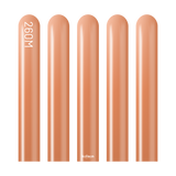 Kalisan 260 twisting balloons Mirror (Chrome) Copper Pack of 50