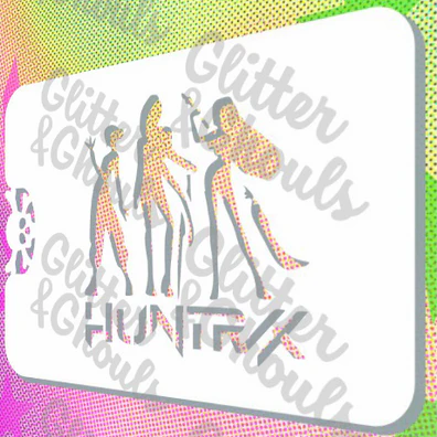 Glitter and Ghouls Stencils- KPDH Huntrix