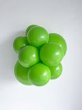 Tuftex 12cm Round Balloons Lime-pack of 50-