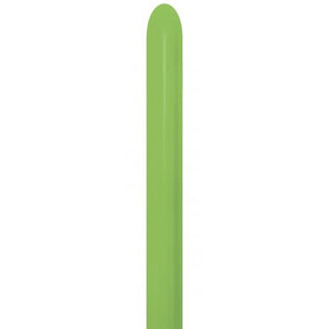 DTX (Sempertex) 260 Modelling Balloon Lime Green pack of 50 or 100