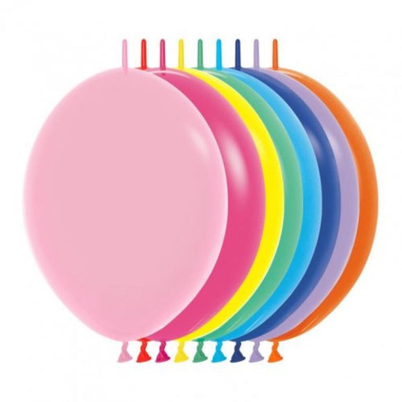 DTX (Sempertex) Link-O-Loon 15cm Fashion Assorted- pk 50