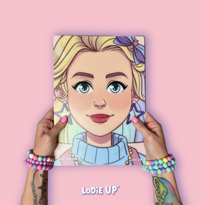 WabbyFun - Face Painting Practice Board | Lodie Up