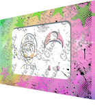 Glitter and Ghouls Face Painting Stencil- 950 Luigi