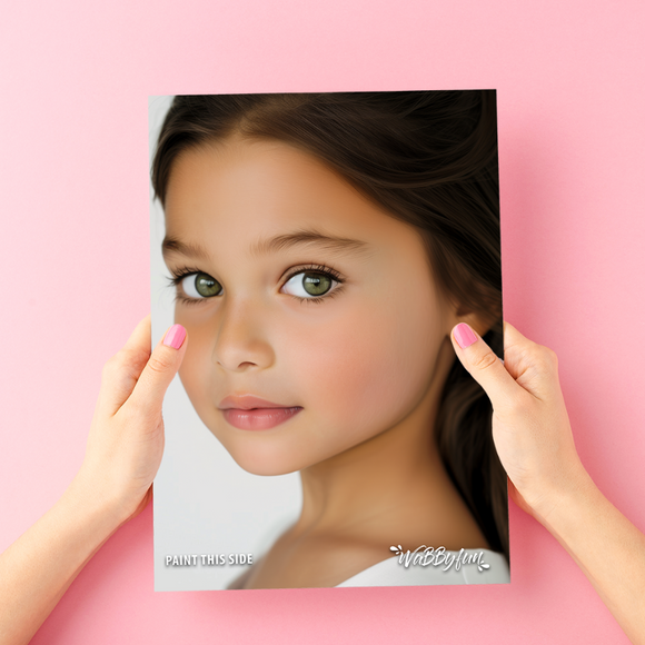 WabbyFun - Face Painting Practice Board | Mila Side View