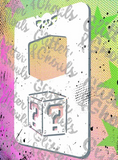 Glitter and Ghouls Face Painting Stencil- 954- Mystery Box