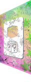 Glitter and Ghouls Face Painting Stencil- 954- Mystery Box