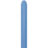 DTX (Sempertex) 260 Modelling Balloon Neon Blue pack of 50 - Bright under normal light, glows under blacklight