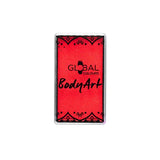 Global Body Art Face Paint with magnetic case- Neon Coral Red 20g