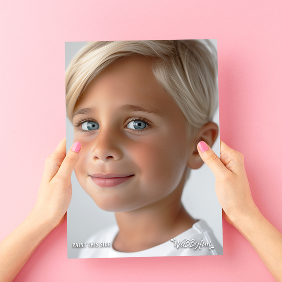 WabbyFun - Face Painting Practice Board | Noah Side