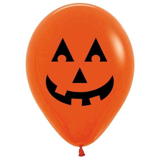 Halloween pumpkin Balloons pack of 6  Perfect for Halloween wands and quick characters