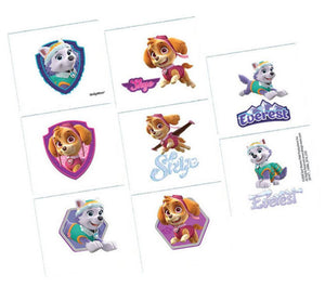 Paw Patrol Girls Temporary Tattoo Pack- Apply with water