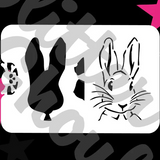 Glitter and Ghouls Face Painting Stencil- Peter- Old School