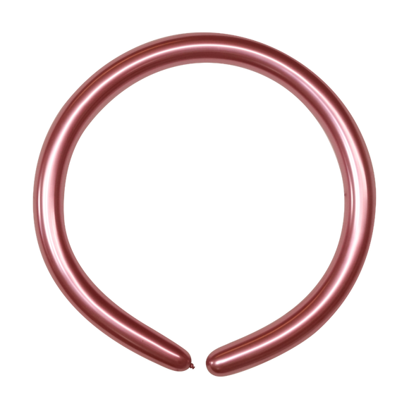 Kalisan 260 twisting balloons Mirror (Chrome) Pink Pack of 50