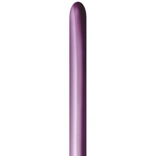 DTX (Sempertex) 260 Modelling Balloons Reflex (Chrome) Violet pack of 50