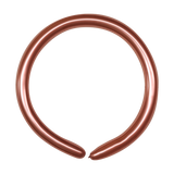 Kalisan 260 twisting balloons Mirror (Chrome) Rose Gold Pack of 50