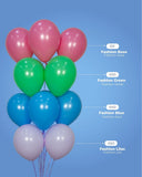 Sempertex 12cm Round Balloons Fashion Periwinkle pack of 100. Biodegradable