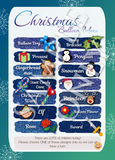 Christmas Balloon Twisting Menu 2- double side printed and laminated