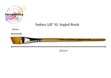 Face Painting Hub UK- Sedona Face painting Brush- Angle 5/8 (XL- long angle)- Made in Britain