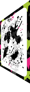 Glitter and Ghouls Face Painting Stencil-  Splash