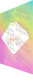 Glitter ad Ghouls Face Painting Stencil- 876- Stitch with arms mini