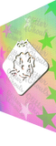 Glitter and Ghouls Face Painting Stencil- Juniors Triceratops