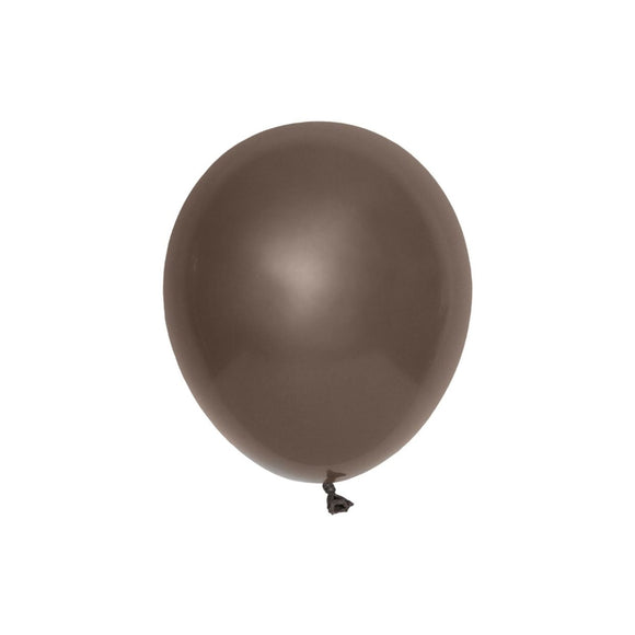 Tuftex 12cm Round Balloons Cocoa -pack of 50- For Rudolph and Gingerbread heads
