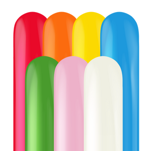 Tuftex 260 twisting balloons- Assortment- Pack of 50