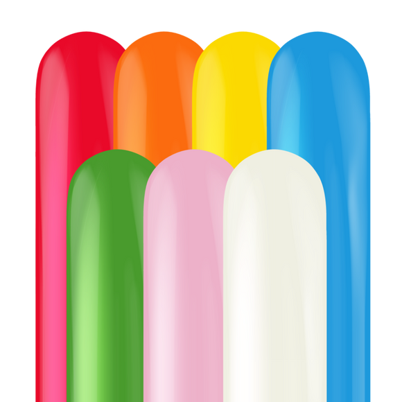 Tuftex 260 twisting balloons- Assortment- Pack of 50