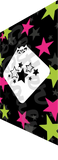 Glitter and Ghouls Face Painting Stencil- Twinkle Stars 755