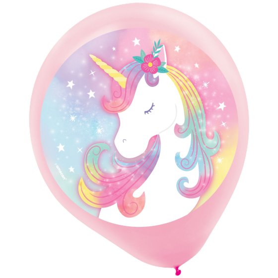 Sempertex 30cm Enchanted Unicorn Balloons pack of 5 Biodegradable. Perfect for wands!
