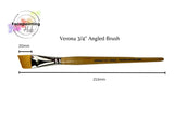 Face Painting Hub UK- Verona Face painting Brush- Angle 3/4 (short angle)- Made in Britain