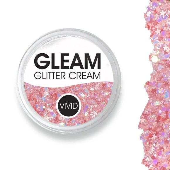 Vivid non smear Glitter cream- Baby Rose 10g