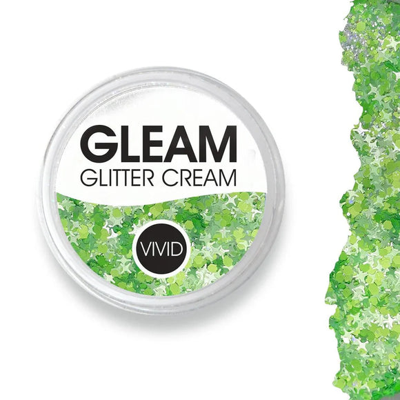 Vivid non smear Glitter cream- Honeydew 10g