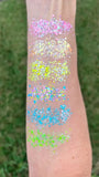 VIVID Glitter | Gleam Glitter Cream | Pastel Glow UV Palette 6x8g